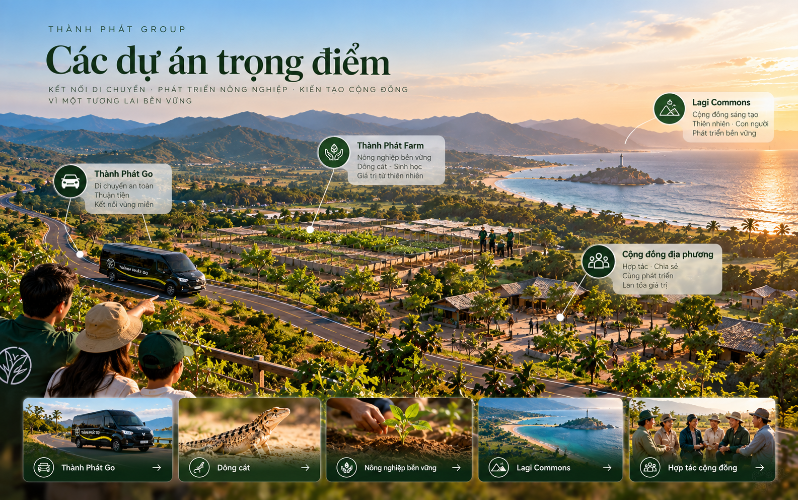 Bản đồ tuyến xe trọng điểm Thành Phát Go